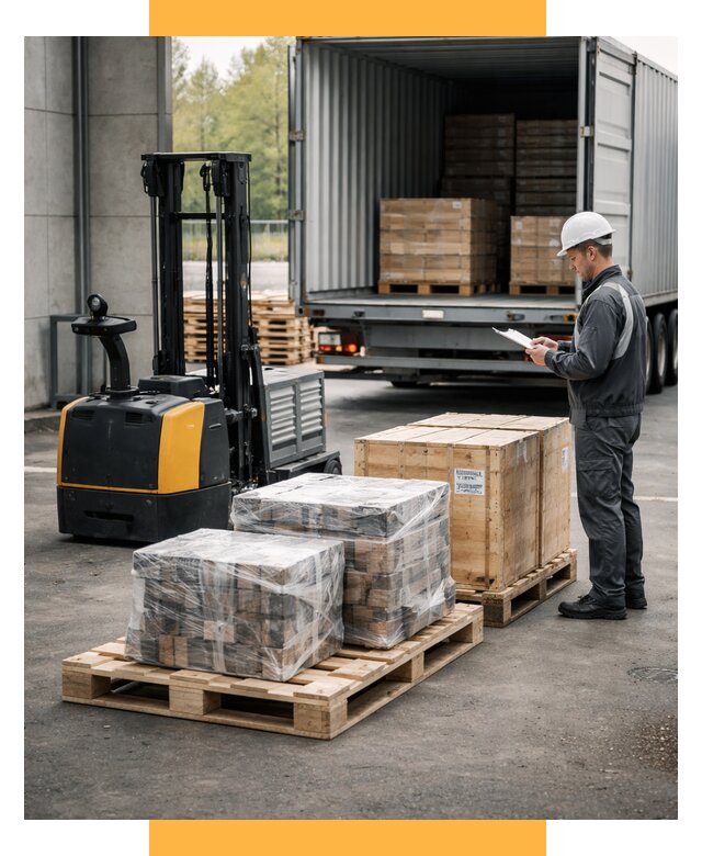 Доставка оборудования из Европы под ключ от 46661 р. | СетСервис-Кбш