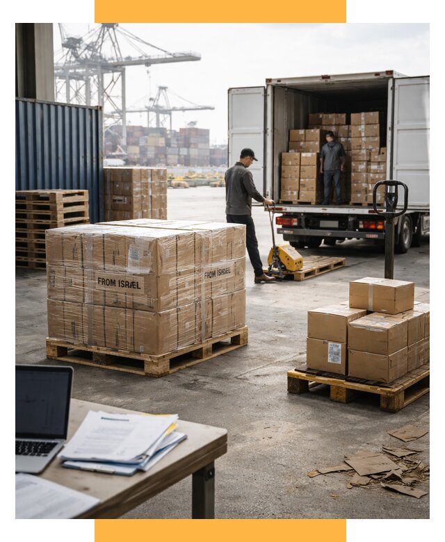 Доставка грузов из Израиля от 15554 р., логистика от СетСервис-Кбш