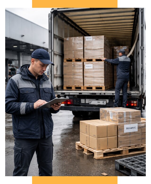 Доставка грузов из Беларуси от 15554 р. логистика СетСервис-Кбш