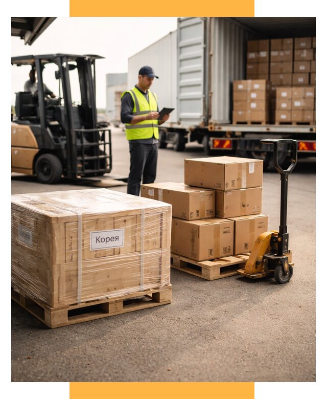Доставка грузов в Корею из России от 36292 р. | СетСервис-Кбш