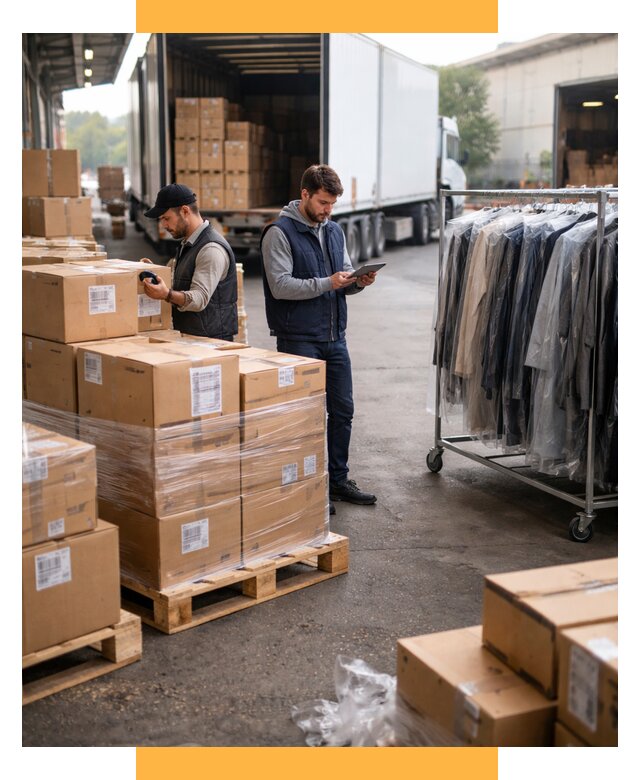 Перевозка и доставка одежды из Китая от 7777 р., СетСервис-Кбш