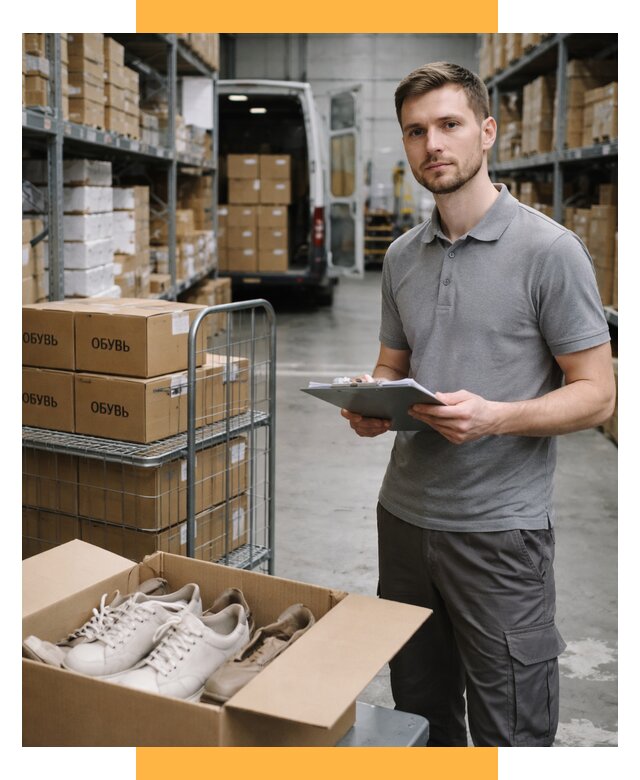 Доставка обуви из Китая и Турции от 4666 р. СетСервис-Кбш