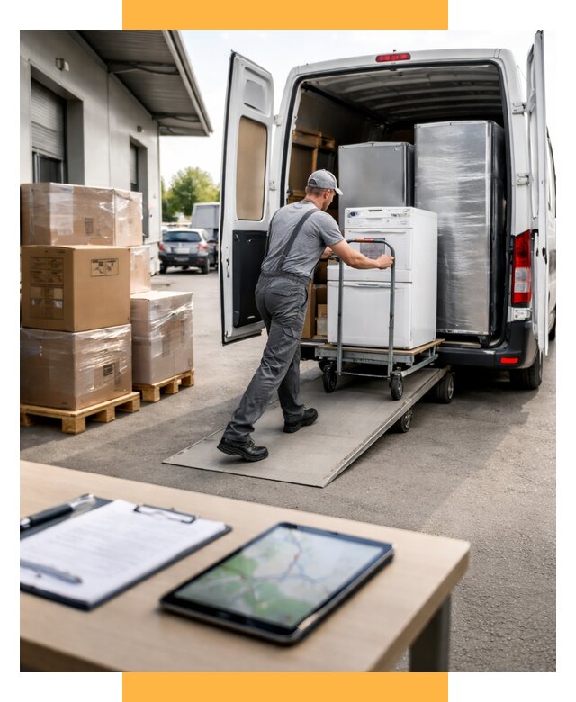 Перевозка бытовой техники от 6740 р. - логистика СетСервис-Кбш