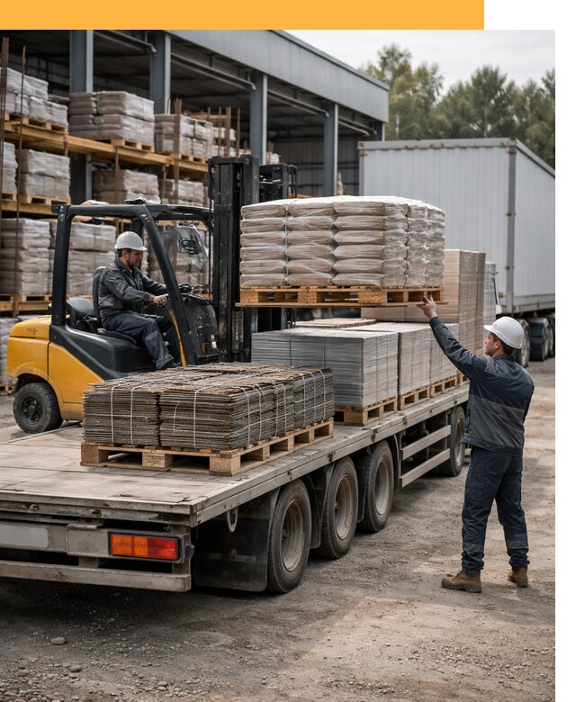 Перевозка строительных материалов по миру от 5703 руб