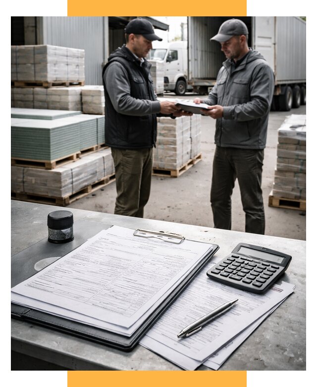 Таможенное оформление стройматериалов от 8814 р. | СетСервис-Кбш